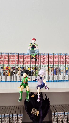 Organizando minha coleção de HxH ❤️
