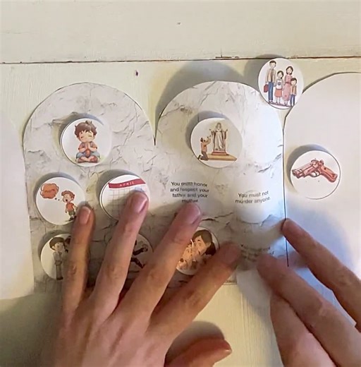 Ten Commandments Craft: Cut & Glue Activity (digital Download) - Etsy Australia