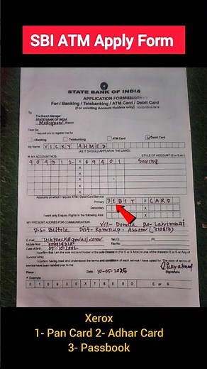 SBI New ATM Card Apply Kaise Kare | SBI Debit Card Form Apply Kaise Kare #techfrack #sbiatm