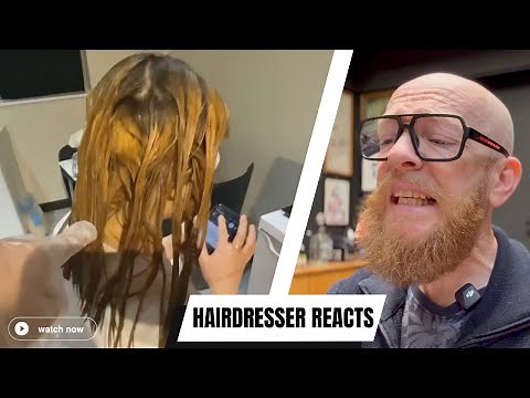 From Black to Blonde… or ORANGE?! 😱 | Hairdresser Reacts to Bleach Fail