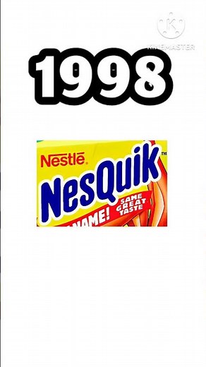 Logo History #9: Nesquik #nesquik #nestle #logohistory #hotchocolatedrink #chocolate