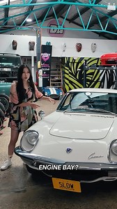 This is the grandfather of Mazda rotaries - the Cosmo 110S. With just a little over 120hp, this car was a hallmark of the 1960s space race and the price for them now just keep skyrocketing (haha). Thank you @markhawwa and @donutgarageofficial for letting me check out your collection! #mazda #mazdacosmo #classiccars | Middle Twix