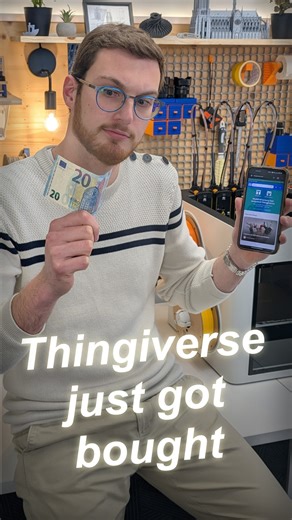 3Dnatives | The Sleeping Giant of 3D Printing is WAKING UP. 🚨 It’s official: MyMiniFactory has acquired 100% of Thingiverse. For years, we’ve watched... | Instagram