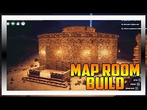 Conan Exiles | HOW TO BUILD A MAP ROOM / HOW TO BUILD A CIRCLE BUILDING
