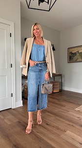 12K views · 21 reactions | Wearable Fall Trend: Denim Skirts Comment OUTFITS & I’ll DM you details! I love how versatile & easy this jeans alternate is- especially as a summer to fall transitional piece stay tuned for lots more ways to wear this denim skirt later this fall season | The Haute Homemaker- a life + style blog | Facebook