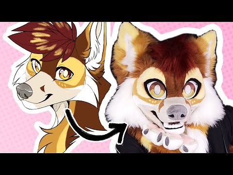 Ginger Ember the Fox - Fursuit Head Timelapse