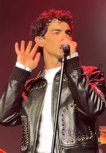 Joe Jonas Performance at NFR Concert Tonight