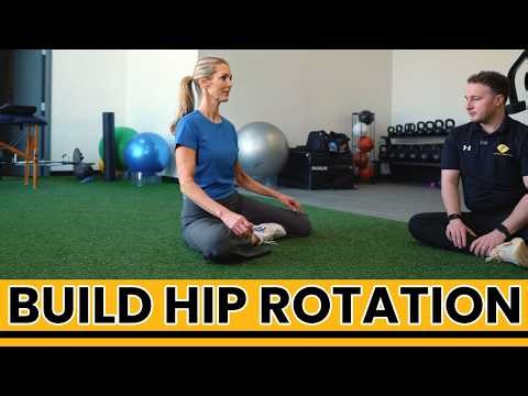 90/90 Shin Box hip external rotation strength and mobility
