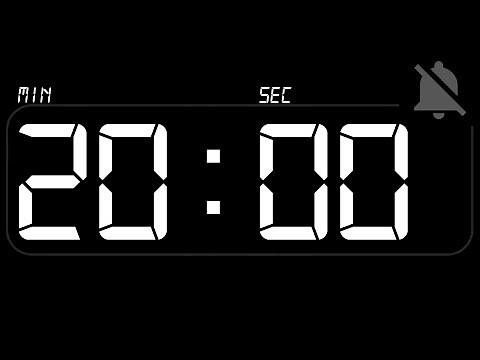 ⏰ TIMER 20 Minutes - Countdown - no Beep