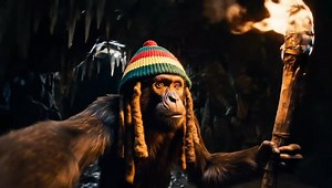 Rasta monkey goes on a treasure hunting #fb #viral #bigfoot | Brown Papa