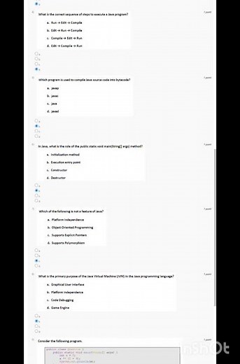 NPTEL PROGRAMMING IN JAVA WEEK - 1 ASSIGNMENT