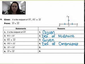 Geometry: Segment Proofs