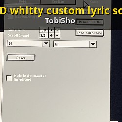 RECD whitty custom lyric songs Mod for Friday Night Funkin' | FNF Mods