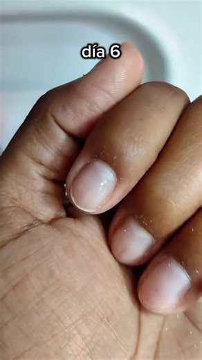 8 días de crecimiento de uñas naturales 💅🏻✨