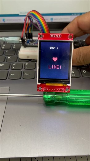 I Made This 1.8” TFT Display Come Alive! 🔥 | Arduino Nano #diyelectronics #arduino