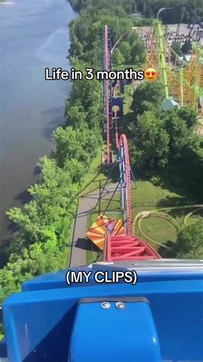 Life is gonna be so good soon #fypシ #viral #fyp #rollercoaster #sixflags