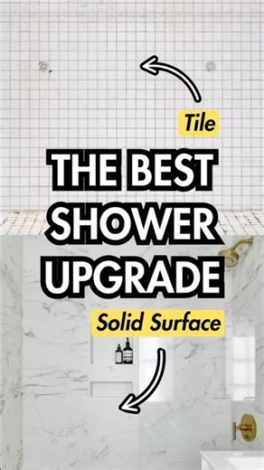 Tile Showers Are Out — Here’s Why Solid Surface Showers Are Taking Over 🚿 #shorts