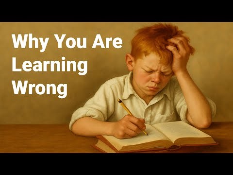 Why You’re Learning Wrong (and How to Fix It)