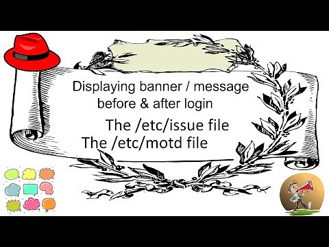 The /etc/issue & /etc/motd files Explained | Configure Message of the Day and Login banner on Linux