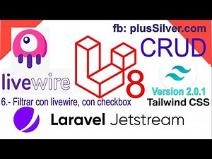 6.- TALL Filtrar con Livewire con checkbox, CRUD Laravel, Jetstream-Livewire-Tailwind