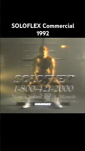SOLOFLEX Commercial 1992 #nostalgia #90s #vhs #commercial #exercise #homegym