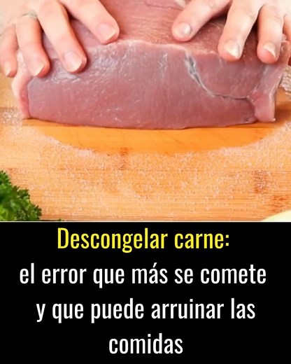 439K views · 630 reactions | Descongelar carne: el error que más se comete y que puede arruinar las comidas梁 Ver mas... | Raza Folklorica | Facebook