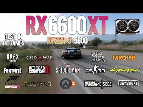 RX 6600XT Test in 14 Games in 2023 ft Ryzen 5 5600 Non X