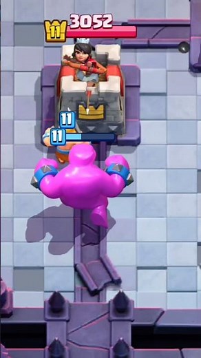 Royal Ghost Evo and Elixir Golem take the Tower! 👻 #clashroyale