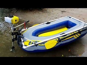 Intex Explorer PRO 200 Reinforcement by PVC for outboard Sky 2-stroke 2.5HP (4.9MPH)