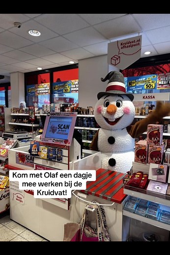 Een dagje werken bij de Kruidvat met Olaf