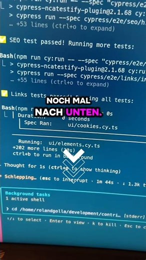 Background task by Claude Code Vibe: Display coding #javascript