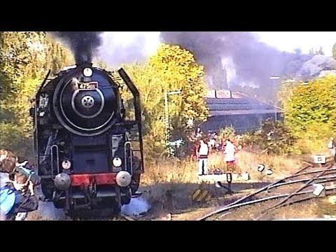 Parní lokomotivy řada 498.1 "Albatros" a řada 475.1 v Nürnberg 1999