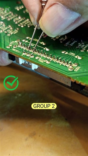 CHECK SLIDING SWITCH ON OFF 6 GROUPS OR 18 PINS