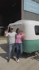 🎉 Meet our newest Happier Camper family members, Nivaldo & Ann! 🚐💙 They just picked up their HC1 in Topanga Turquoise, outfitted with a bunk bed upgrade and, of course, we have our versatile Adaptiv modular system, which easily transforms from a queen-size bed to a cozy lounge. Adventure starts here, and we can’t wait to see where the road takes them! 🌲✨ #HappierCamper #HC1 #TopangaTurquoise #CamperLife #VanLifeDreams #TravelMore #AdventureAwaits #RoadTripReady #RVLife #fiberglassCamper #cam