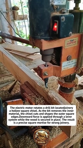 Precision Mortising Machine in Action! #woodworking #mortise #powertools