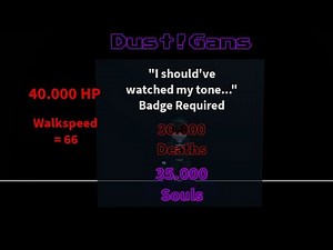 Dust!Gans Showcase | Sans Game REMAKE | Roblox