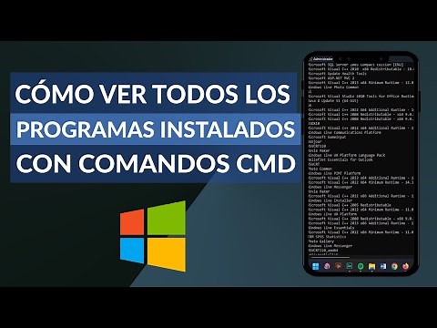 Cómo ver todos los programas instalados en WINDOWS con comando CMD