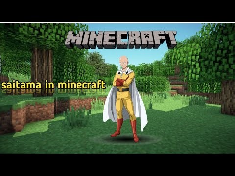 I became one punch man in Minecraft #viral #onepunchman #anime #minecraft