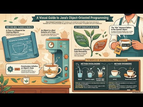 Java OOP Made Easy 🔥 Visual Explanation for Beginners