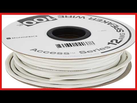 Unlock True Audio Clarity with Monoprice Oxygen-Free Copper Speaker Wire