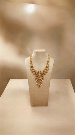 Ganesh Abhushan™️ | A masterpiece crafted for those who love tradition with comfort. Intricate temple detailing, divine pendant work, and a grand look — all in... | Instagram