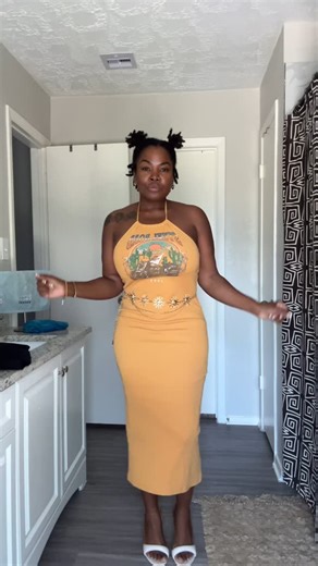 Ken Nicole on Instagram: "I use to dress like a bum to the airport, but not anymore boo! I feel good, so I want that to reflect in my appearance. This dress was $6 and I knew once I jazzed it up, it would be cute and casual for any occasion. That was easy, what do you think?"