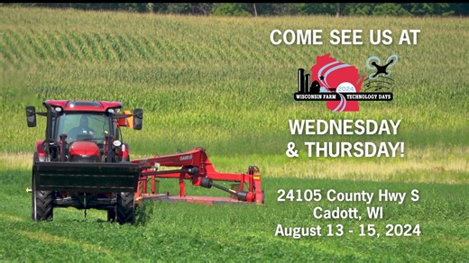 5.1K views · 32 reactions | Wisconsin Farm Technology Days is in the Chippewa Valley this year, and the event is in full swing! We're proud to sponsor this event that spotlights our farmers, showcases cutting-edge technology, and comes with a side of fun for all ages. Check out Farm Technology Days happening today and tomorrow! Yesterday was a hit, and there's even more to enjoy!  https://www.wifarmtechdays.org/ | Chippewa Valley Technical College | Facebook