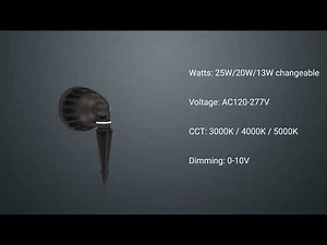 25W Switchable Outdoor LED Flood Light – Warm to Daylight, Ultra-Efficient & Weatherproof