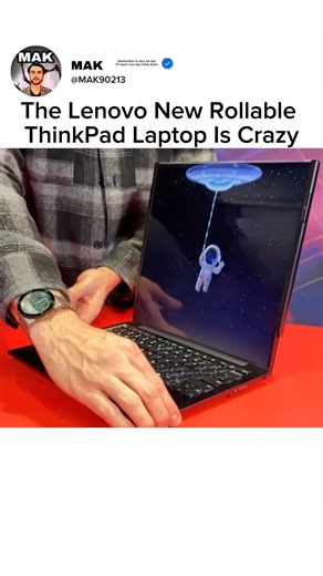 The Lenovo New Rollable ThinkPad Laptop Is Crazy...🔥