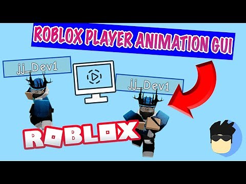 ROBLOX PLAYER MODEL ANIMATION WITH GUI!! | Roblox Studio