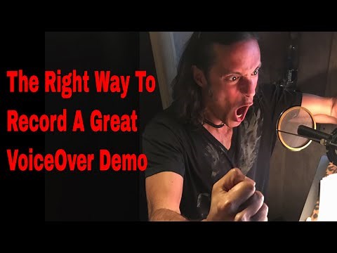 Recording A TV Promo Voiceover Demo with Stew Herrera | Voice Acting | How To | Demo Reel