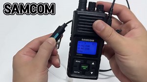 SAMCOM 2 Pin Acoustic Tube Earpiece Walkie Talkies,Air Tube in-Ear Headset with Mic for FPCN30A Two Way Radios, Hands-Free Surveillance Radio Earpieces with PTT for K Plug Radio,2 Packs