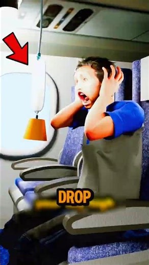 When Plane Oxygen Masks Drop ‼️😱