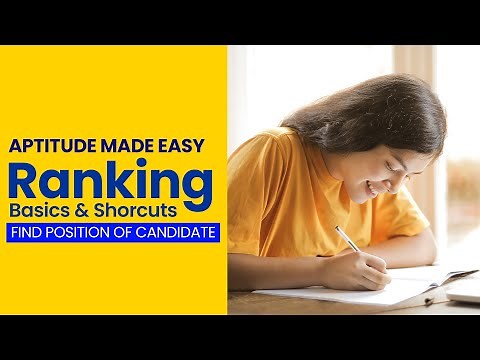 Ranking Problems - Basics & Shortcuts, Aptitude Made Easy